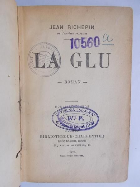 La Glu, 1924 r.