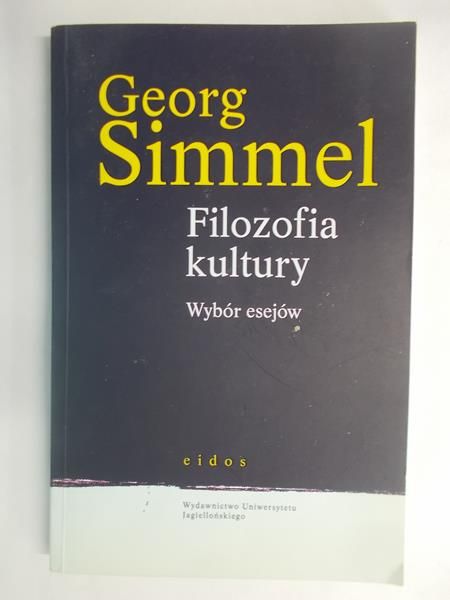 Simmel Georg - Filozofia kultury