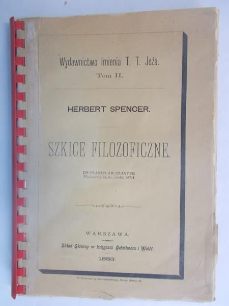 Szkice filozoficzne. 1883 r.