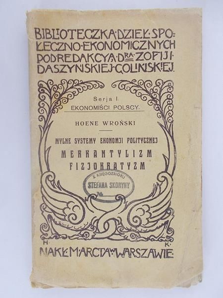 Mylne systemy ekonomji politycznej, 1911 rok