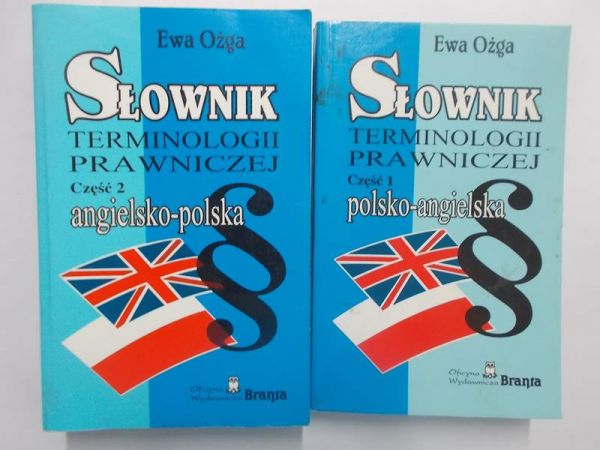 Słownik terminologii prawniczej, Część I-II