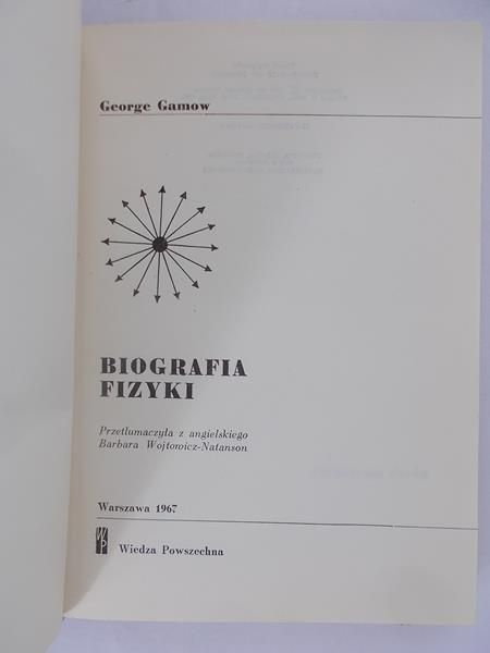 Gamow George - Biografia fizyki