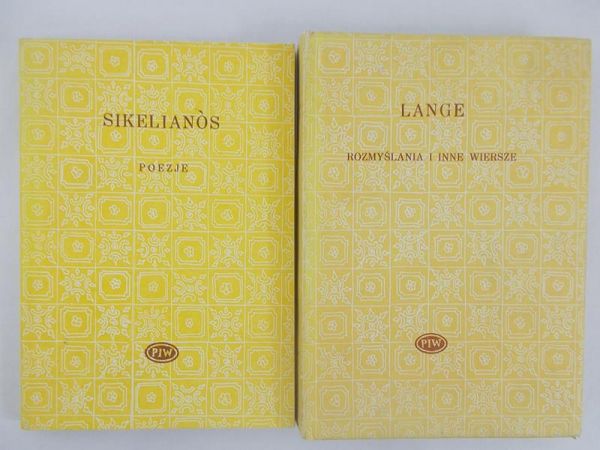 Sikelianos / Lange - Poezje / Rozmyślania i inne wiersze