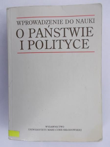 Wprowadzenie do nauki o państwie i polityce