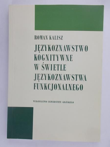 Językoznawstwo kognitywne w świetle językoznawstwa funkcjonalnego