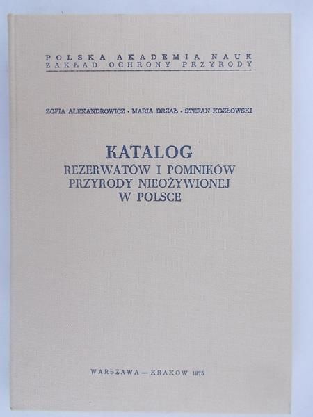 Katalog rezerwatów i pomników przyrody nieożywionej w Polsce
