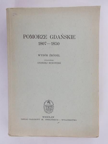 Pomorze gdańskie 1807 - 1850