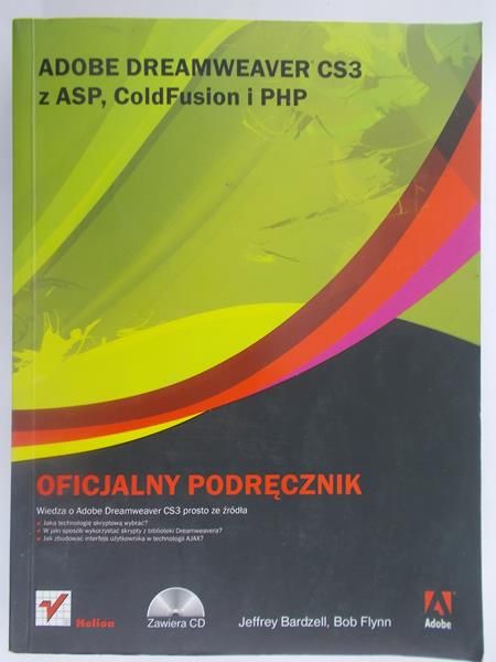 Bardzell J. / Flynn B. - Adobe dreamweaver CS3 z ASP, ColdFusion i PHP