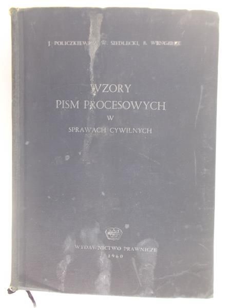 Wzory pism procesowych w sprawach cywilnych