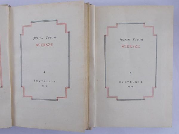 Tuwim Julian - Dzieła: Wiersze, tom I-II