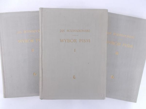 Wybór pism, tom I-III
