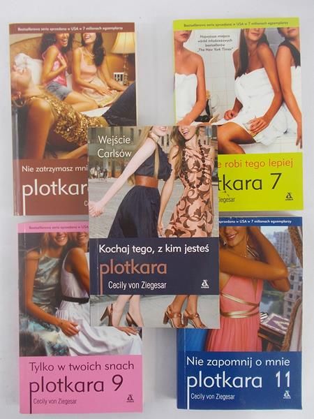 Plotkara, 5 książek