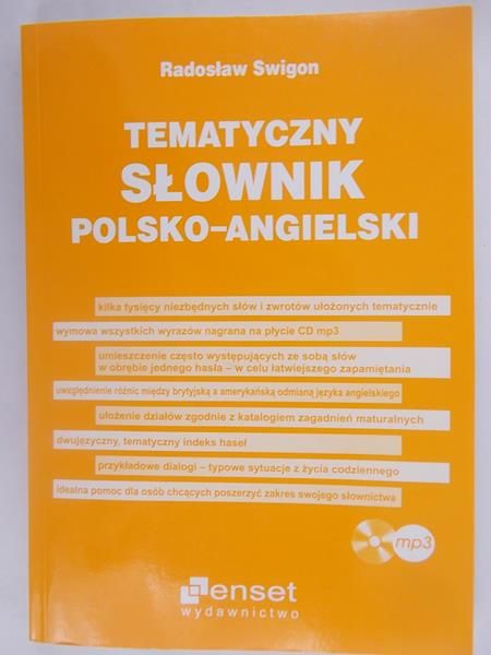 Swigon Radosław  - Tematyczny słownik Polsko – angielski