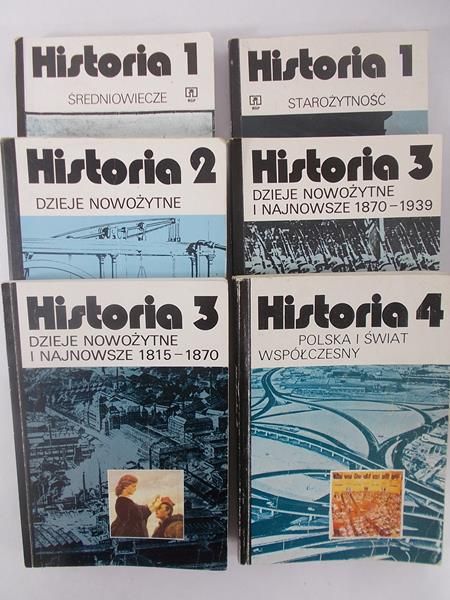 Historia, zestaw 6 książek