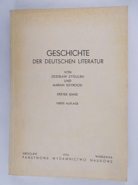 Geschichte  der deutschen literatur
