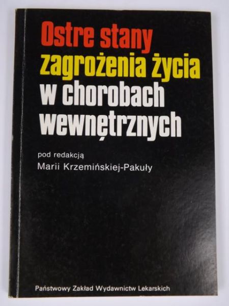 Ostre stany zagrożenia życia w chorobach wewnętrznych