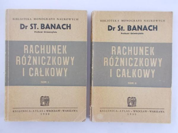 Rachunek różniczkowy i całkowy, tom I-II, 1950 r.