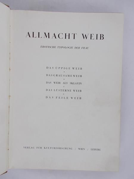Brettschneider Rudolf - Das Feile Weib, 1929 r.
