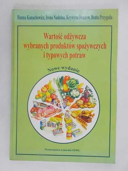 Wartość odżywcza wybranych produktów spożywczych i typowych potraw