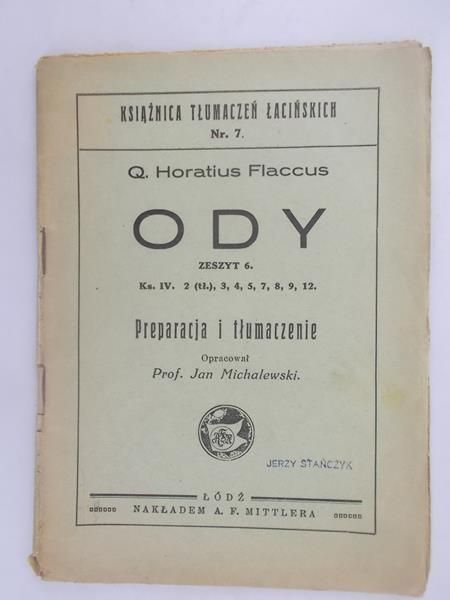 Ody, 1933 r.