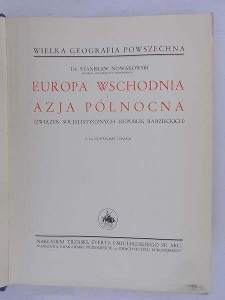 Europa wschodnia i azja północna, 1936 r.