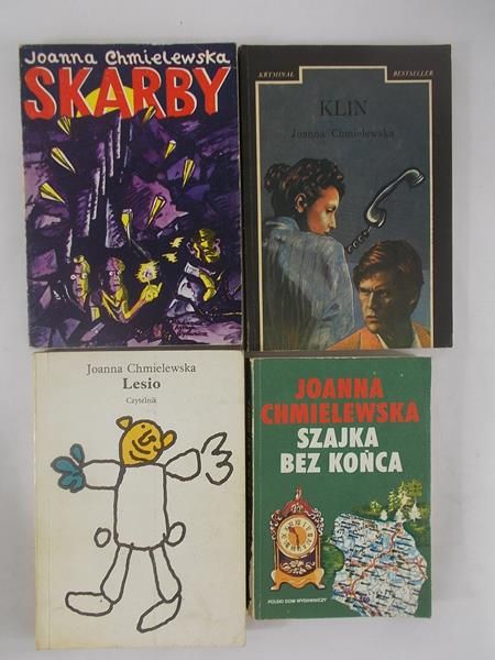 Kryminały, zestaw 4 książek