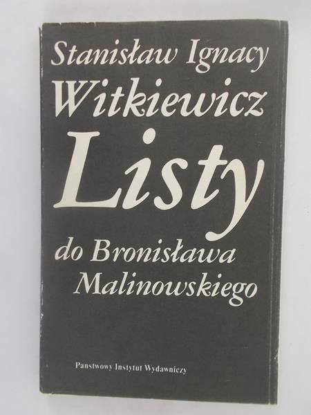Listy do Bronisława Malinowskiego