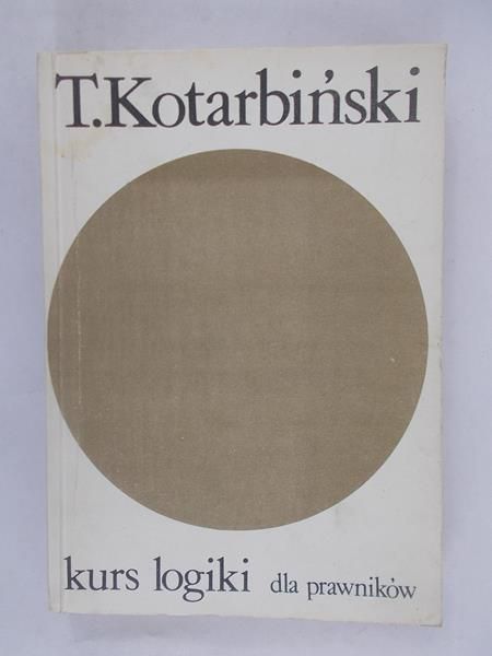 Kurs logiki dla prawników