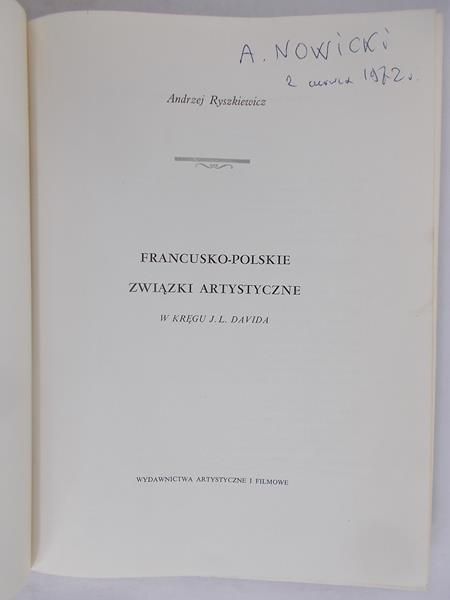 Francusko – Polskie Związki Artystyczne
