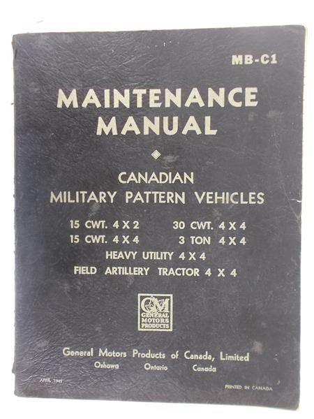 Canadian Military Pattern Vehicles. 1942r.