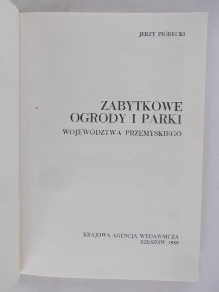 Zabytkowe ogrody i parki