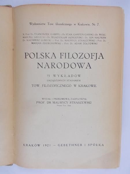 Polska Filozofja Narodowa