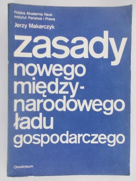 Zasady nowego międzynarodowego ładu gospodarczego