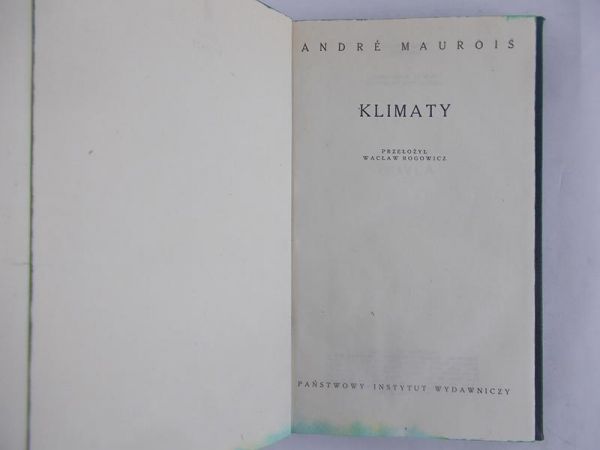 Maurois Andre - Klimaty