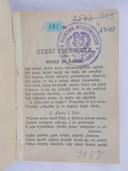 Bajki i przypowieści, 1904 rok