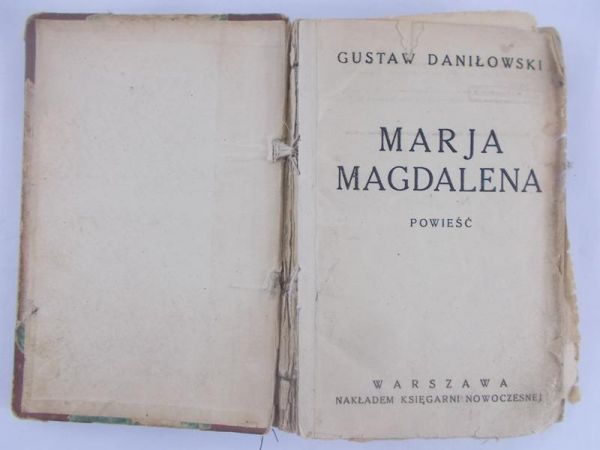 Marja Magdalena. Powieść
