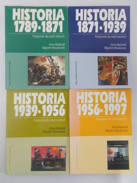 Historia 1789-1997, 4 tomy