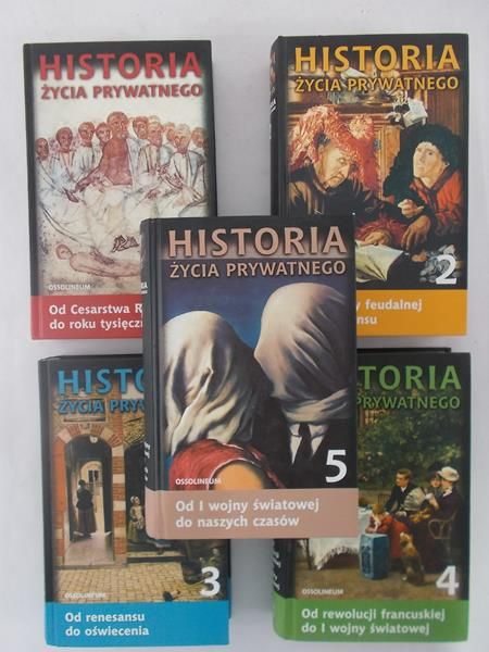 Historia życia prywatnego, Tom I-V, (komplet)