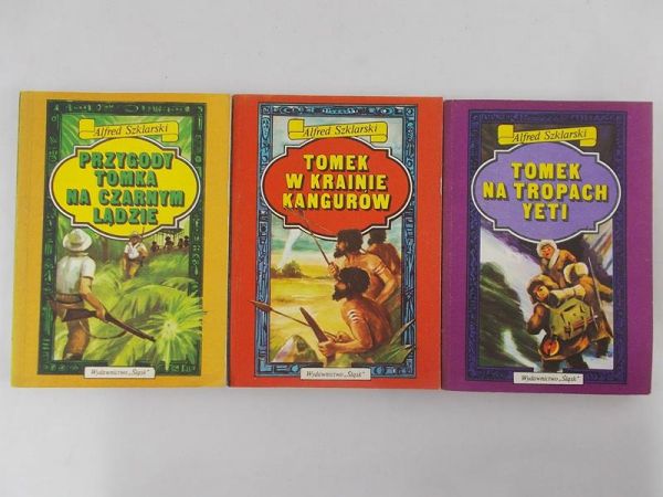 Tomek na tropach Yeti, Przygody Tomka n czarnym lądzie, Tomek w krainie kangurów