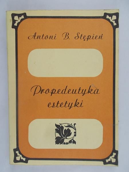 Propedeutyka estetyki