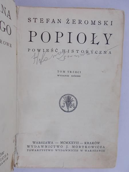 Żeromski - Popioły