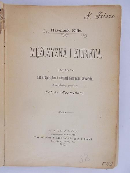Mężczyzna i kobieta, 1897 r.