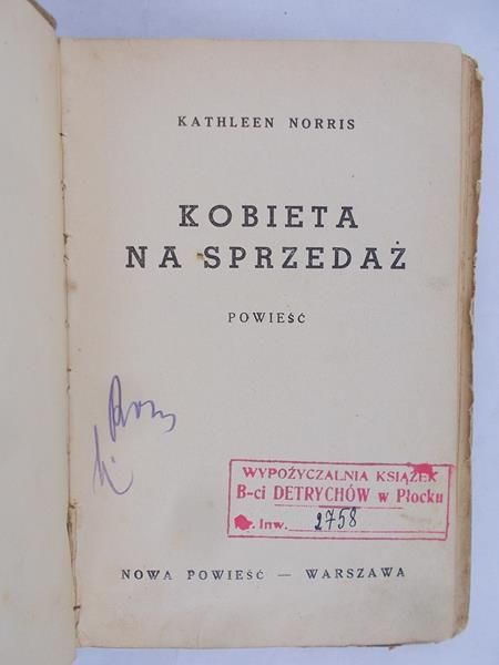 Kobieta na sprzedaż