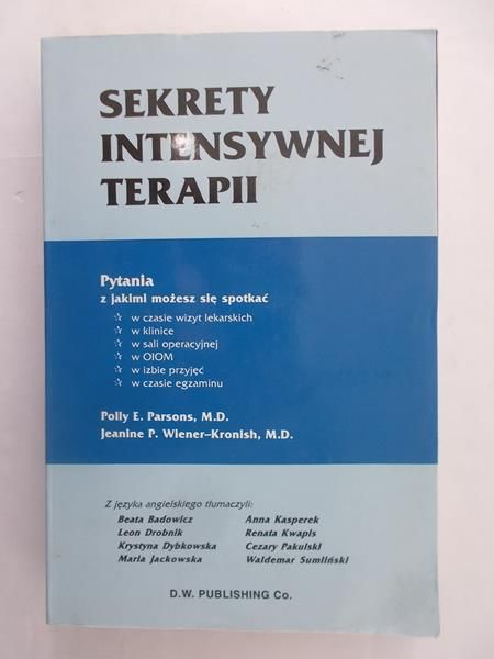Sekrety intensywnej terapii