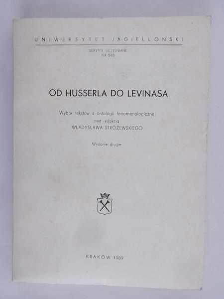Od Husserla do Levinasa