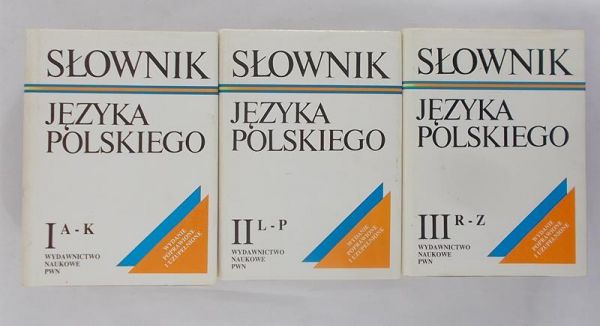 Słownik języka polskiego Tom I-III