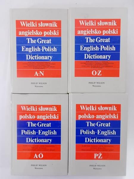 Wielki słownik polsko-angielski, angielsko-polski, 4 tomy