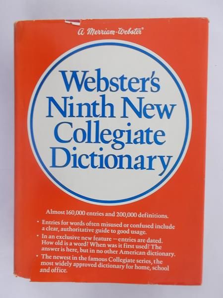 Webster's Ninth New Collegiate Dictionary