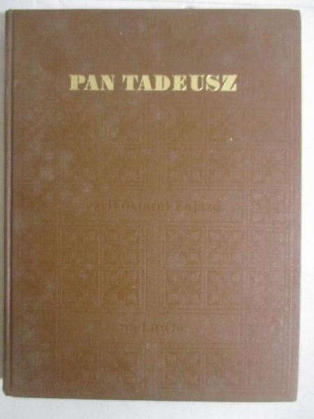 Mickiewicz Adam - Pan Tadeusz, miniatura, reprint  z 1834 r.