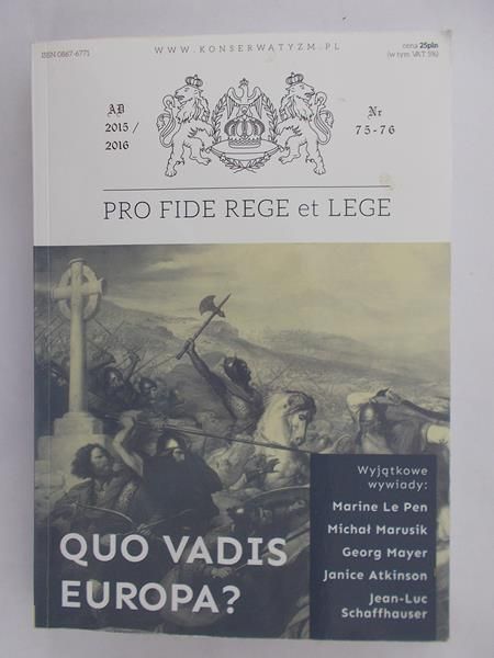 Quo Vadis Europa ?